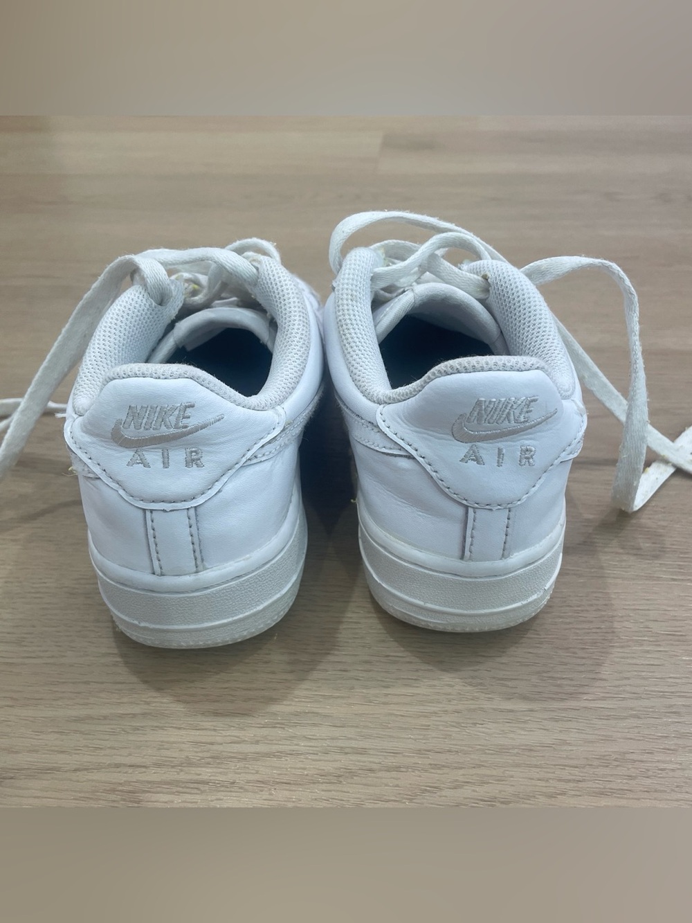 Nike Kids White Low-Top Air Sneakers